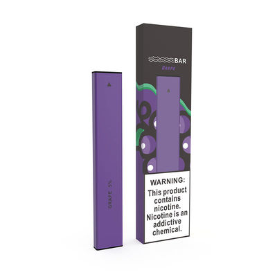 Μίνι ηλεκτρονική μπαταρία 400 ριπές μίας χρήσης Vape τσιγάρων 1.8Ω 280mAh εύνοιας σταφυλιών
